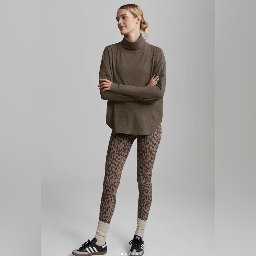 Varley Rainer Roll Neck Midlayer | Red Brick Marl | Size Small | NWT - Picture 3 of 8